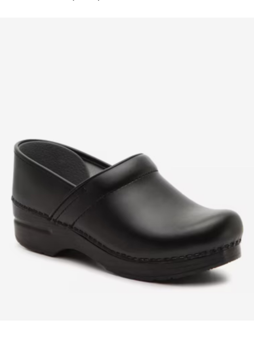 Dansko Professional Oiled Black Leather Clog size 38 / 7.5-8